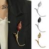 Handbag Charm Brooch Tulip Flower Metal Alloy Versatile Jacket Dress