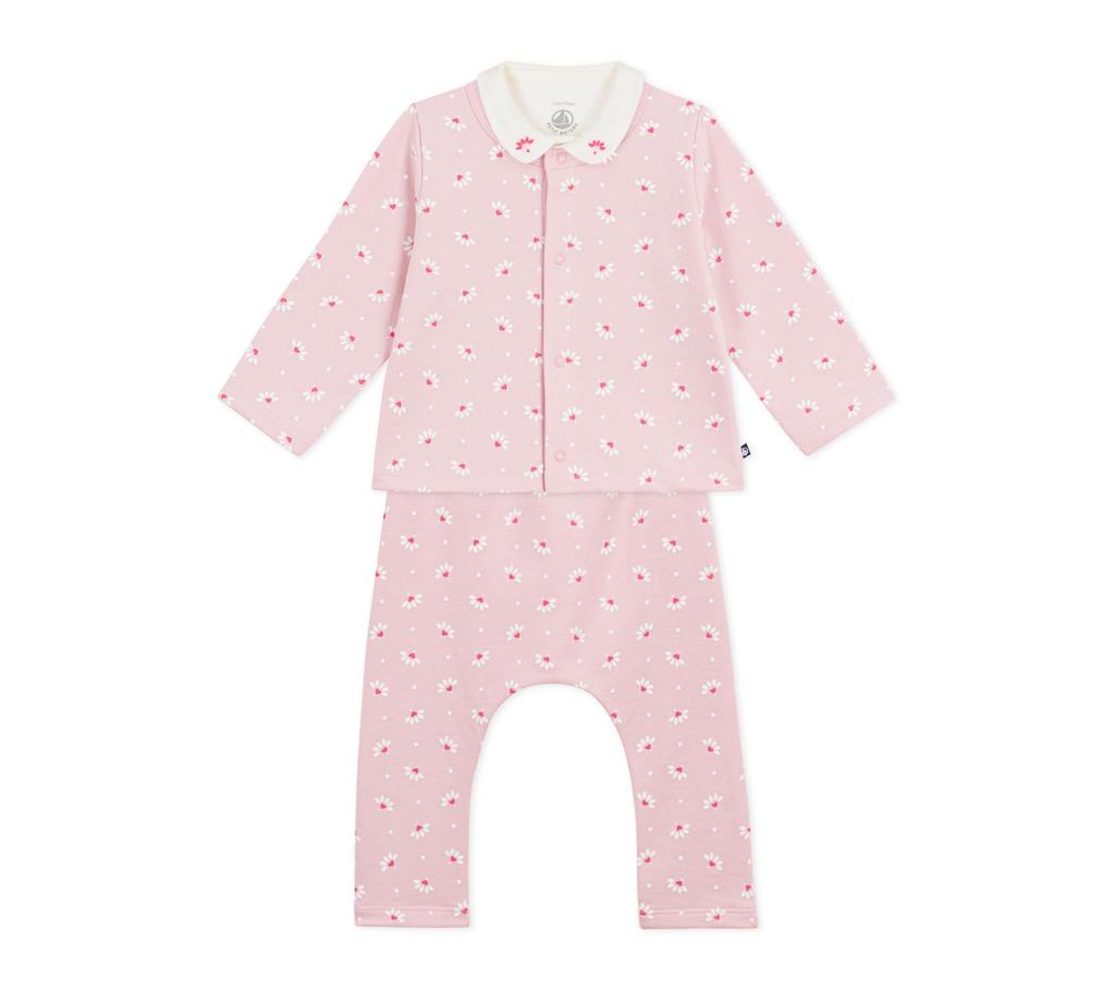 Petit Bateau Baby Set Light 6 67cm 3-Piece A0EKS, Pink/Multicolor, Months,