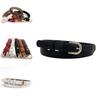 Trendy Women's Black Pu Leather Belt For Casual Jeans Elegant And Stylish Waistband