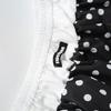 Casual Polka Dot Bud Skirts Fashion Contrast Color Gentle Sweet Mini Skirts For Girls Cute Elastic Waist Bottoms Spring