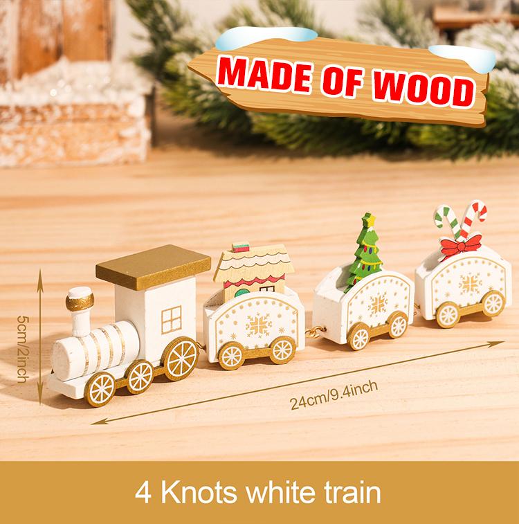 Christmas Plastic/Wooden Train Merry Cristmas Ornaments Christmas Decor For Home 2025 Xmas Tree Decor Noel Navidad NewYear Gifts