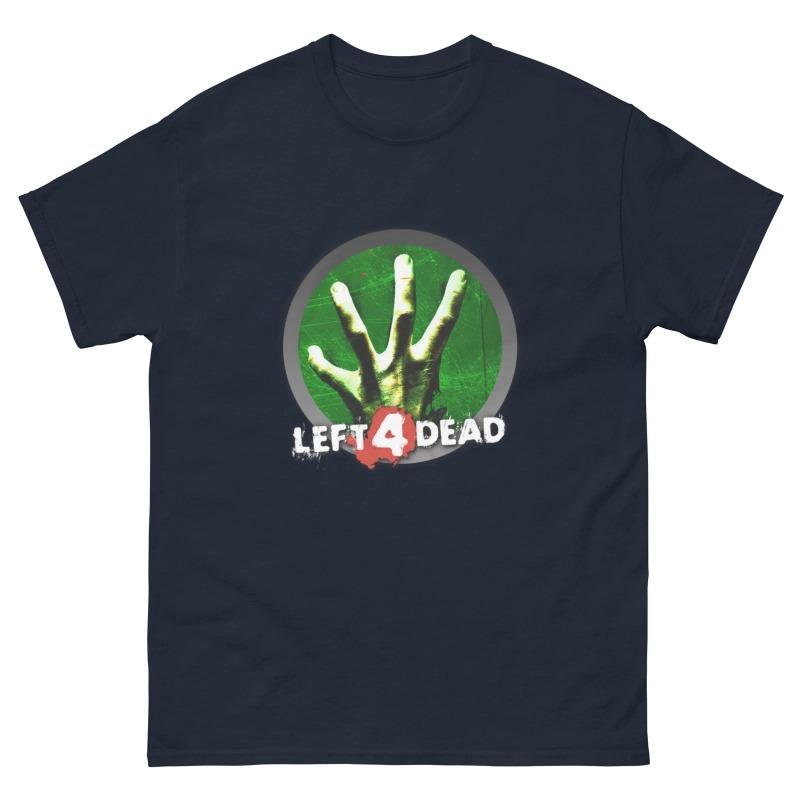 Retro Electronic Game Tshirt Left 4 Dead Themed Unisex Summer New Casual and Fashionable Cotton Tshirt