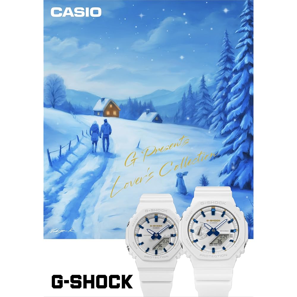 Casio G-Shock Lover's Collection 2025 Eco-Friendly Material Couple Watch White
