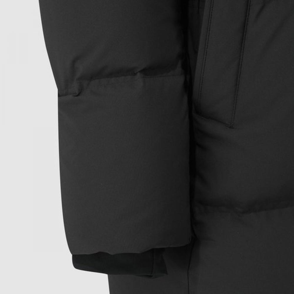 Le Coq Sportif Unisex Regular Fit Venture Goose Down Long Jacket Black Qq423edjn