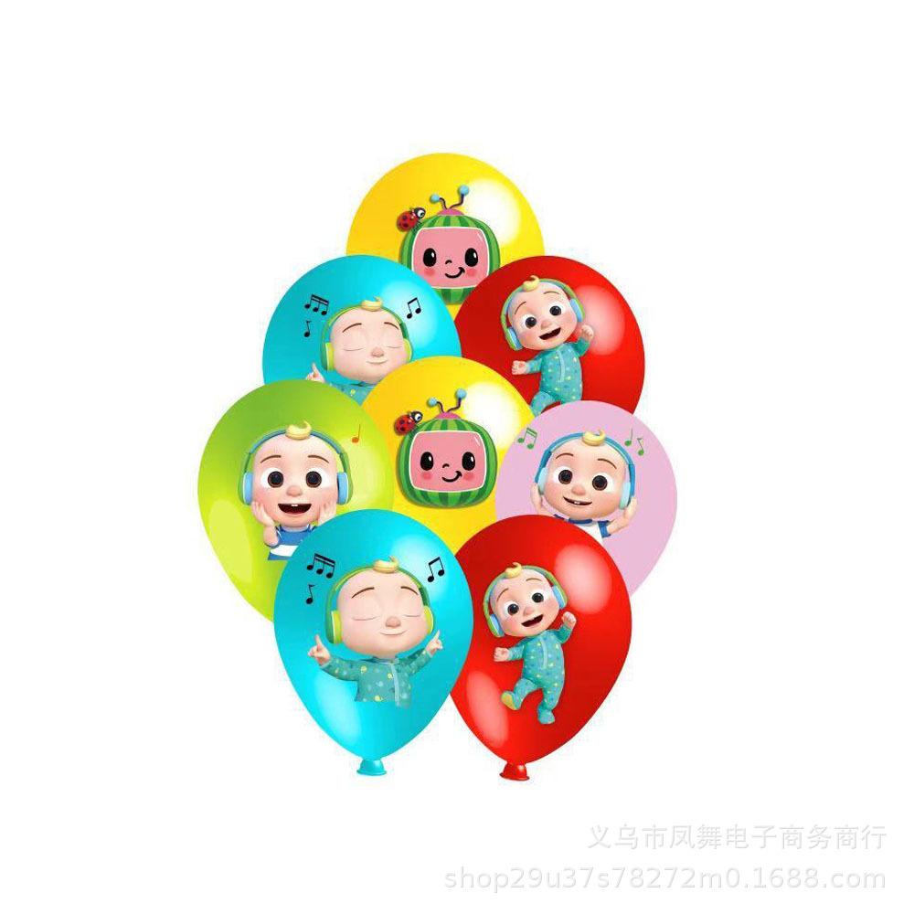 Coco Watermelon Baby Birthday Party Supplies Decorative Disposable Tableware Set Invitation Card Pennant Background Cloth