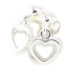 Les Trésors De Lily [H6170] - Silver 'Love' Silver Earrings - 10x6 Mm