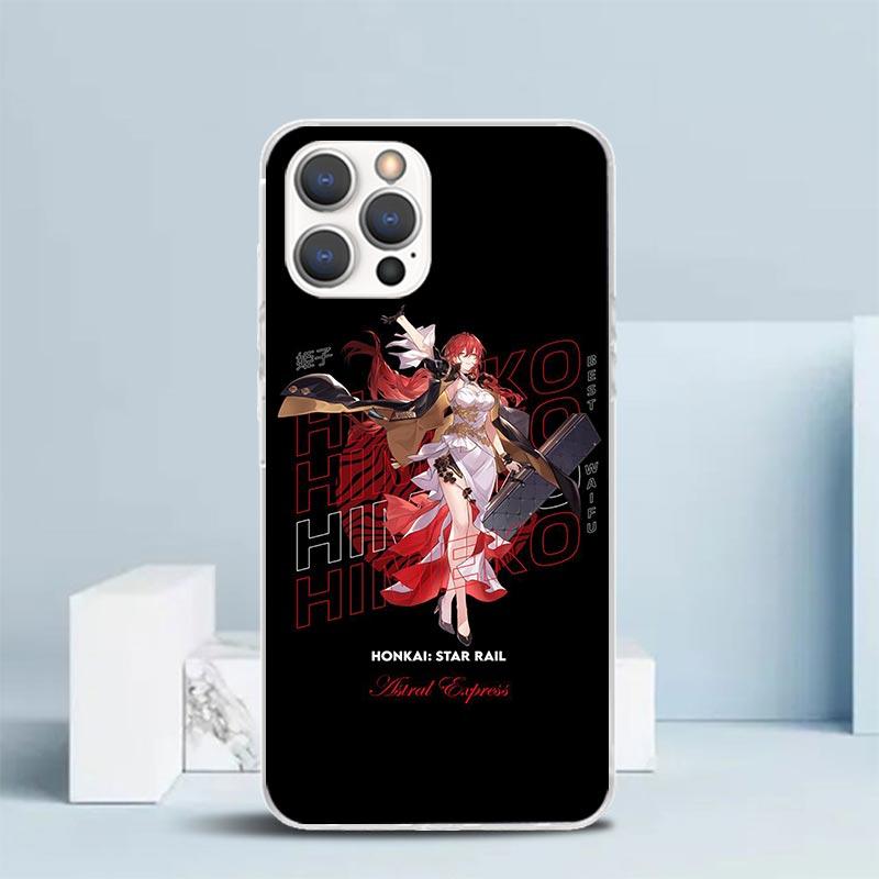 Honkai Star Rail Himeko Phone Case For IPhone 16 17 Air 16E 15 14 Plus 13 Mini 12 11 Pro Max 7 8 + SE 2020 Soft TPU Back Cover 1
