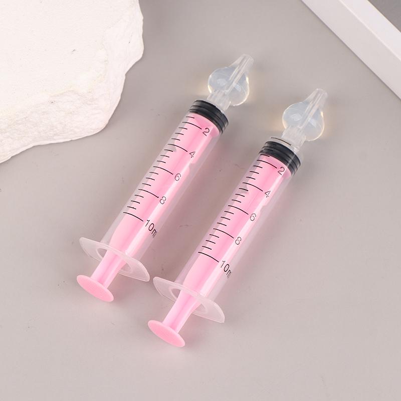 1Pc 10Ml Baby Silicone Nasal Aspirator Nasal Syringe For Infant Safe Nasal Washer Needle Tube Cleaner Newborns Nose Cleaner