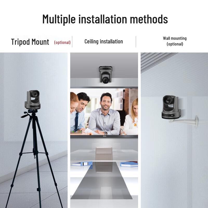 YSX 4K60 AI PTZ Conference Camera with 12x Optical Zoom (CN version)