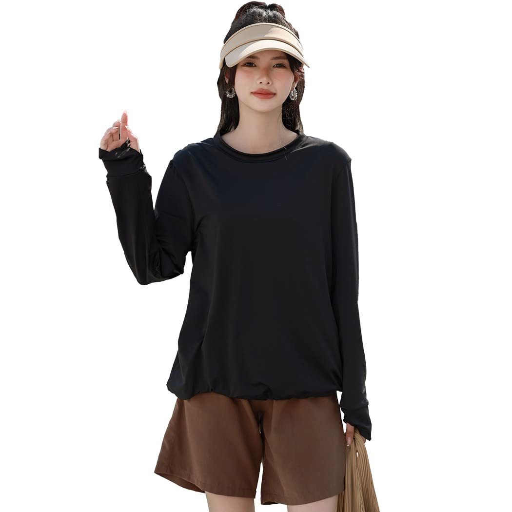 

Женский купальник танкини Teddy, набор из 4 предметов с топом с длинным рукавом, рашгардом и шортами, размер L (11), Черный и Коричневый, hys2861