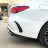 ABS Rear Bumper Vent Canard Spoiler Wind Knife Body Kits For Benz W206 C206 2022 2023