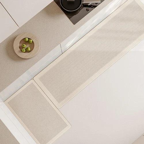 Kitchen Pvc Floor Mat Leather Waterproof Carpet Anti-slip Oil-proof Foot Mats Japanese Style Long Carpets Home Decoration Rug
