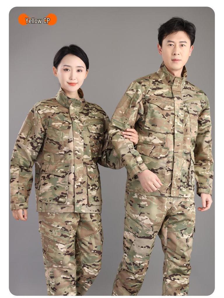 Men's Breathable Anti-static Workwear Set - Wear-resistant Tactical Jacket for Spring and Autumn Outdoor Activities