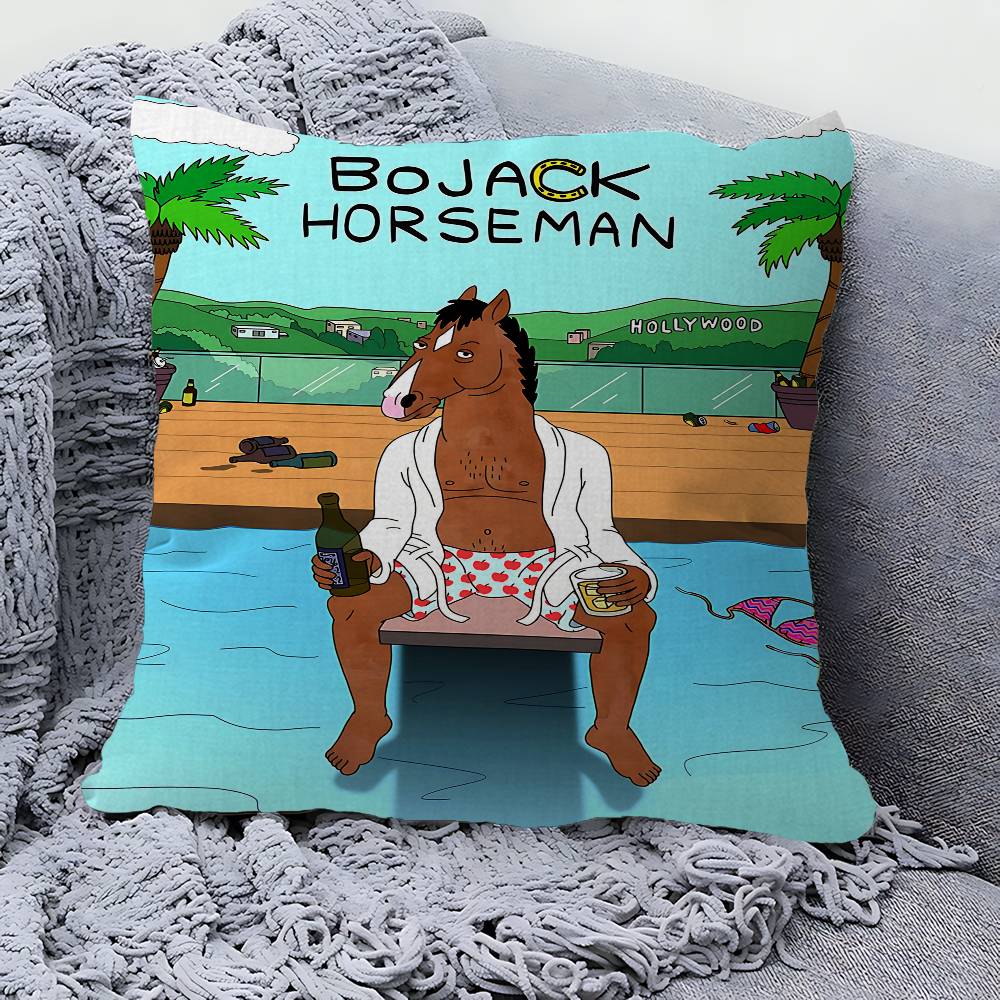 Аниме B-BoJack H-Horsemans Наволочка Подушка Чехол для Подушки Наволочка Гостиная Диван Домашний Декор На заказ 30cmx30cm