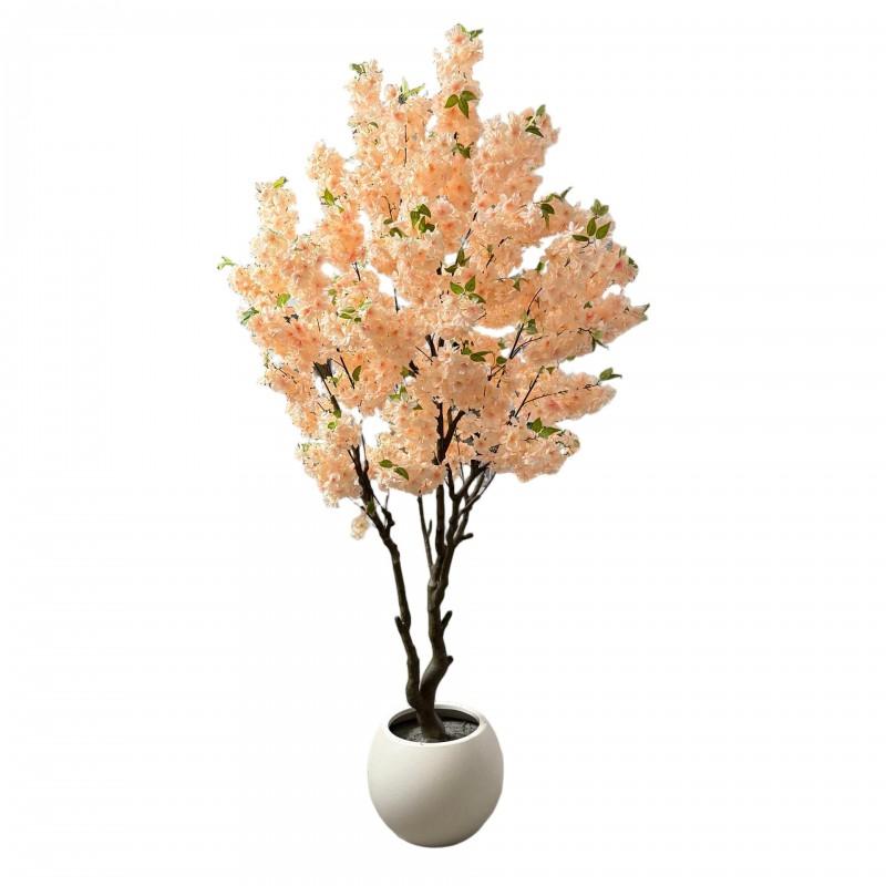 Árvore de Flor de Cerejeira Artificial Decoração de Casamento Interior de Casa Prop para Fotografia de Jardim Exterior 60cm a 260cm de Altura