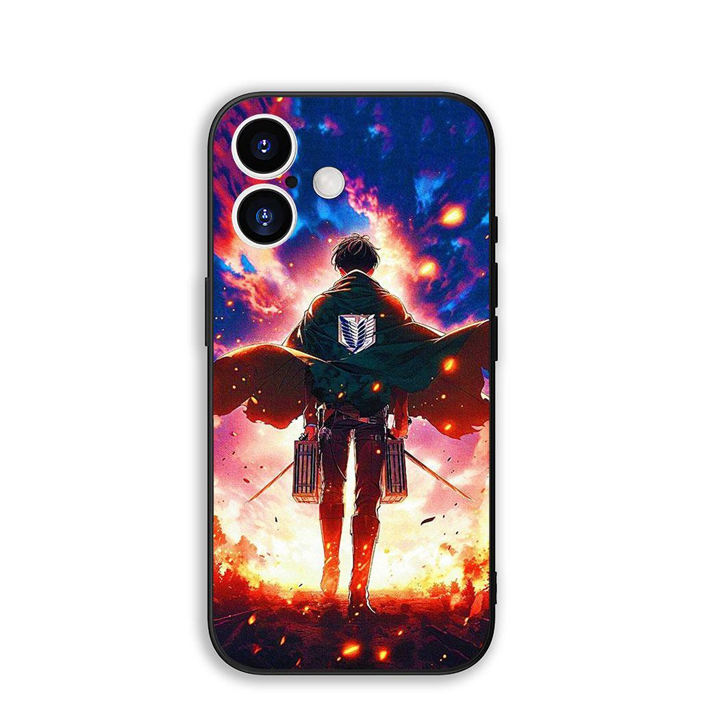 

for Motorola Moto G86 G57 G67 G24 G15 G54 Power G13 G14 G34 G35 G45 G53 G55 G75 G72 Case Attack Levi on titan Eren Jaeger anime Motorola Moto G14