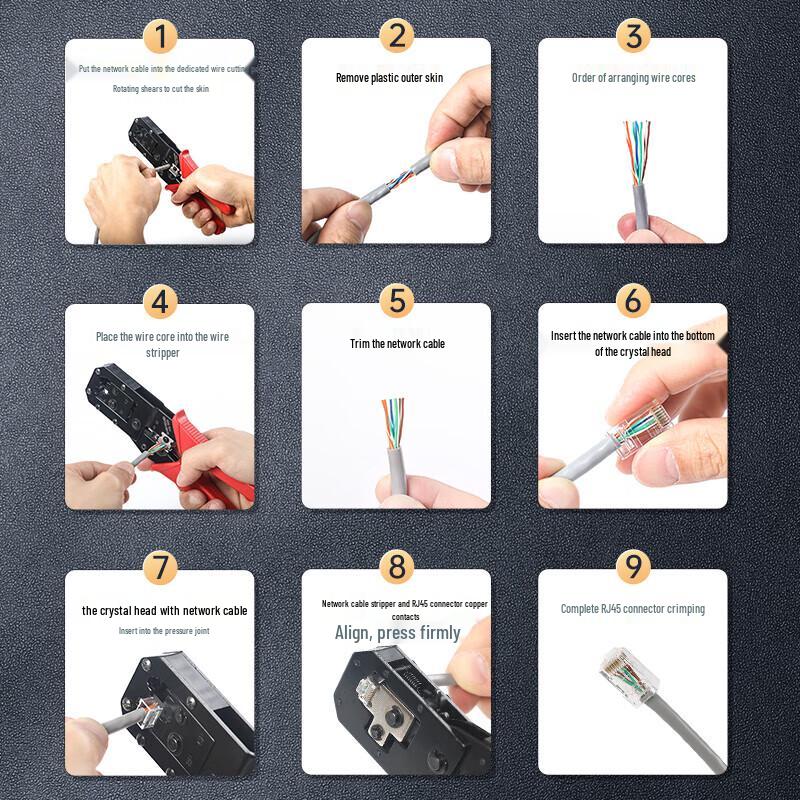 Shengwei Cat5e Unshielded RJ45 Network Connectors (100-Pack)