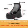 Hollow thick-soled cool boots women's casual breathable summer 2025 new mesh shoes simple fashion leather boots sandals