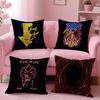 Y-Yugioh S-Stickers Cushion Cover Short Plush Double-Sided Printing Home Machine Washable In Warm Winter Pillow Case
