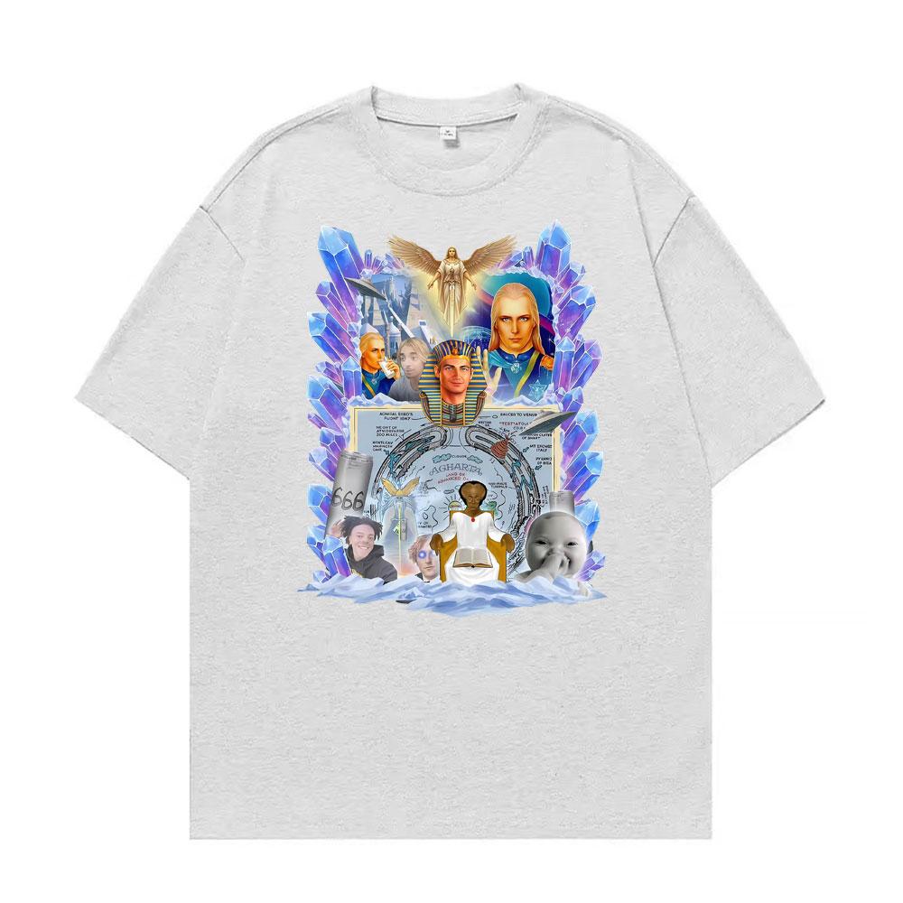 Agata Klassisches Muster Karoprint T-Shirt für Unisex und Damen Klassisches kurzärmeliges T-Shirt Sommer Reine Baumwolle Lässiges T-Shirt