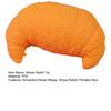 TPR Simulation Croissant Squeeze Toy Bread Shape Sensory Stress Relief Toy Decompression Simulated Food Fidget Stress