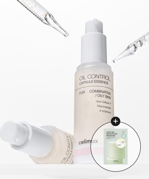 Celimax Oil Control Capsule Essence 30ml + Free Eraser Pads Gift none