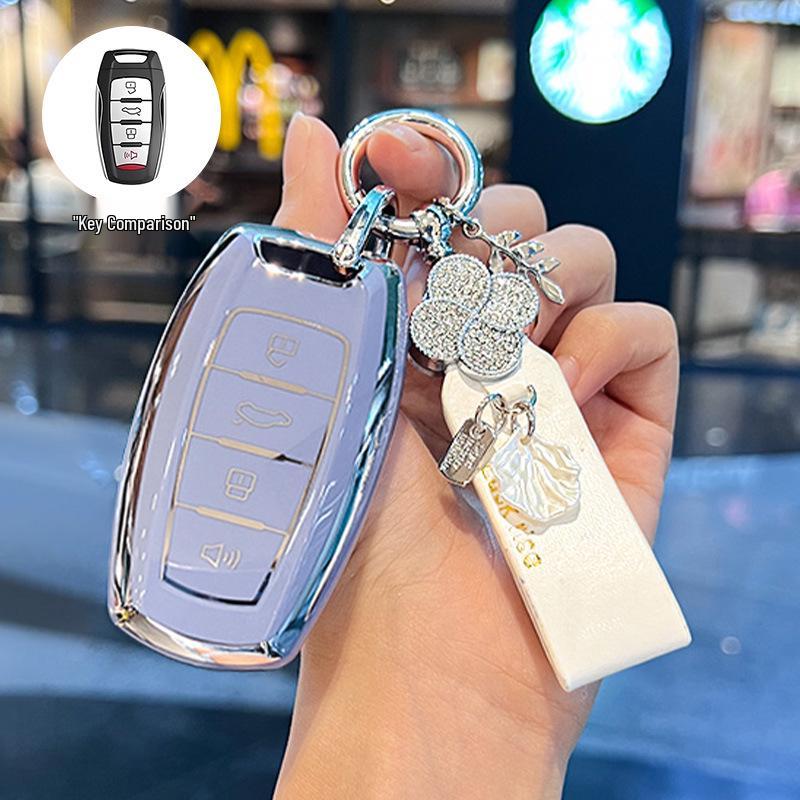 Key Cover for 2024 Haval Big Dog: Fits 23mm Chitu H6, 22mm New H9 Buckle, 19mm Old M6 Case - Simple Design