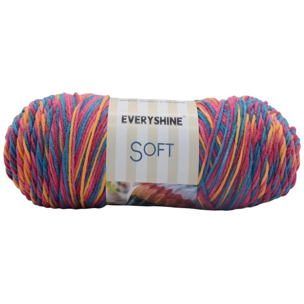 6pcs Gradient Super Bulky Yarn for Blankets Jumbo Polyester Bundle (1.14kg) - Extra Thick Multicolor DIY Knitting Crochet Kit for Chunky Home Decor