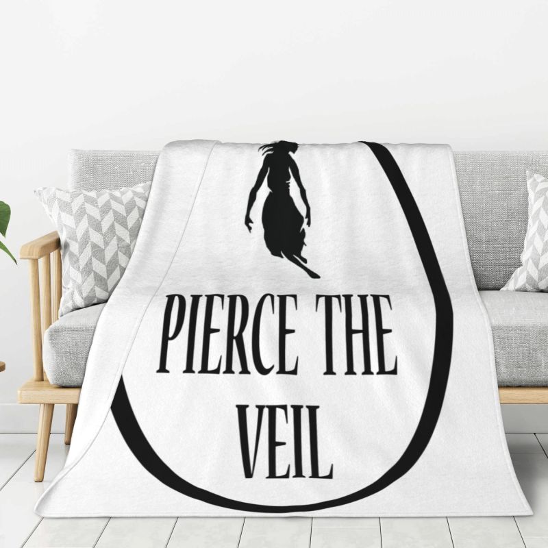 Custom Pierce Veil Romantic Memories Blankets Warm Flannel Throw Blanket for Home Sofa Office Travel