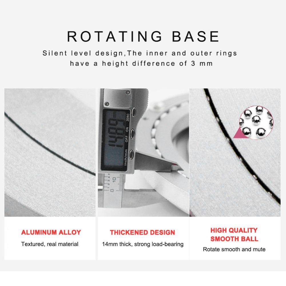 Heavy Duty Lazy Susan Smooth Swivel Turntable For Dining Table / Rotating Hardware