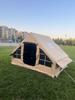 Inflatable Outdoor Camping Tent with Double Doors, Sun Protection, Canopy, and Ample Space for 3-5 People