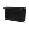 Recessed Pull Handles w/Mount Screws, Black, for Deck Hatches