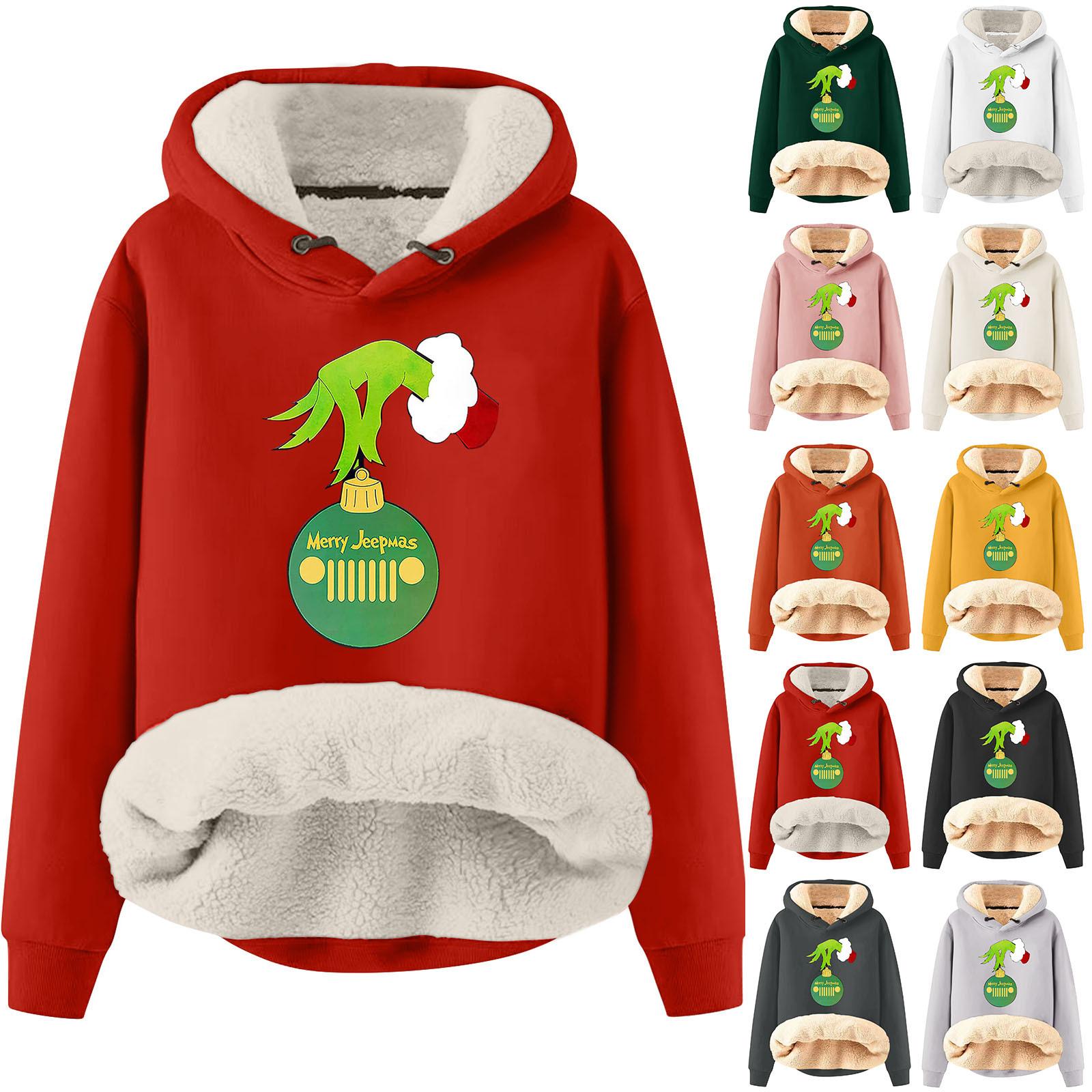 

Женский модный плюшевый и утолщенный теплый свободный пуловер с капюшоном с капюшоном