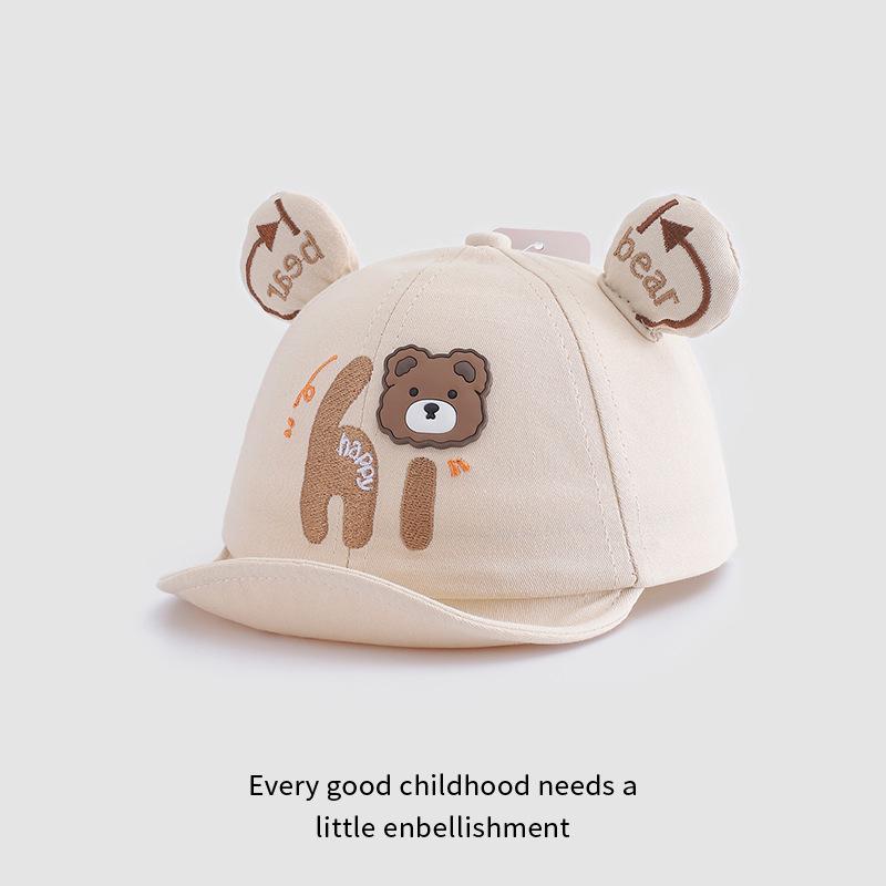 Baby and Toddler Baseball Cap Spring and Autumn New Casual Versatile Baby Hat Soft Brim Boy and Girl Sun Visor Baseball Cap