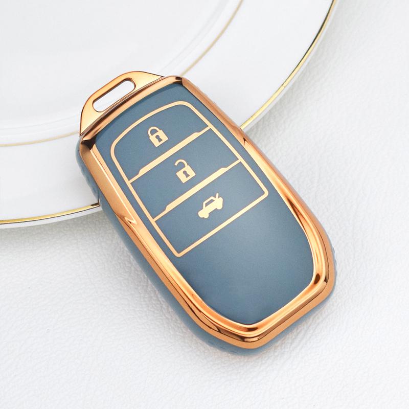 2/3/4 tasten Fernbedienung Schlüssel Fall Abdeckung Shell Fob Für Toyota Fortuner Rav4 Highlander Yaris Auris Camry land Cruiser Prado 150 Mark X Venza