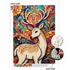 Pearl Painting Art Painting Kit for Adults and Beginners, Vivid Colorful Deer Sparkling Painting Craft Home Wall Decor Handmade Gift Art Piece