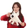 Plush Capybara Scarf Winter Warm Furry Neckerchief Cartoon Neck Gaiter Neck Warmer Stylish Neck Scarf for Adult Student