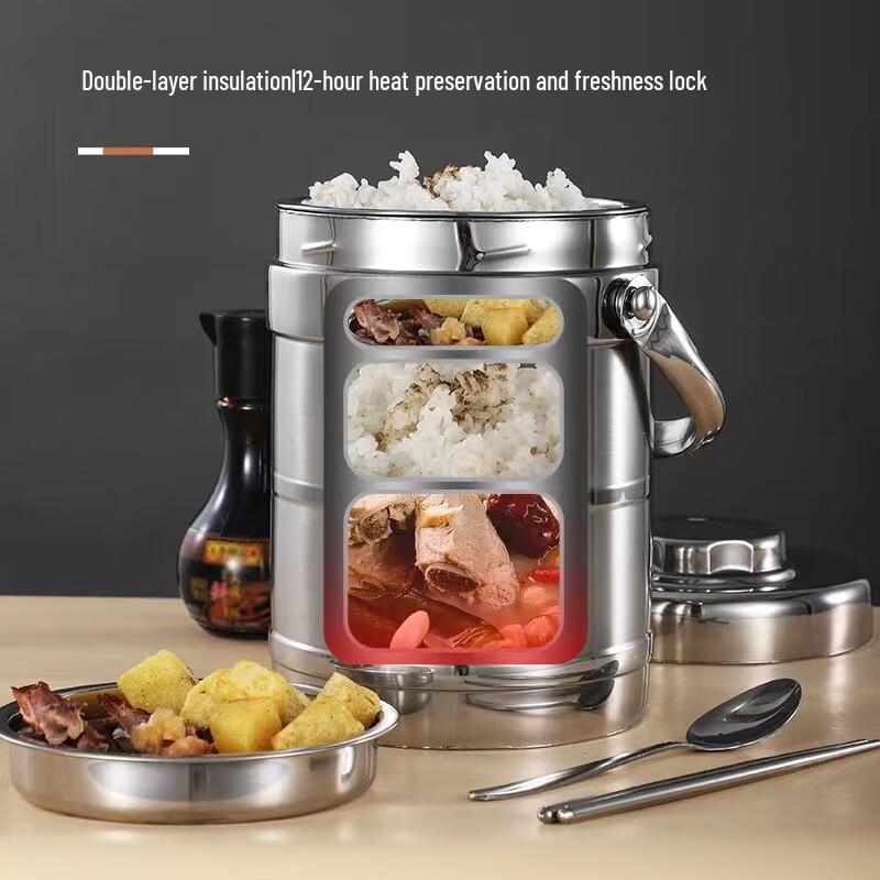 Digear Stainless Steel Insulated Lunch Box & Food Jar