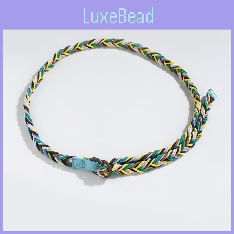 Woven Trendy Boho Waist Belt With Colorful Rope For Womens Accessories