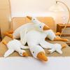 Large White Goose Plush Sleeping Doll - Perfect Gift for Girls on Valentine's Day or Birthday