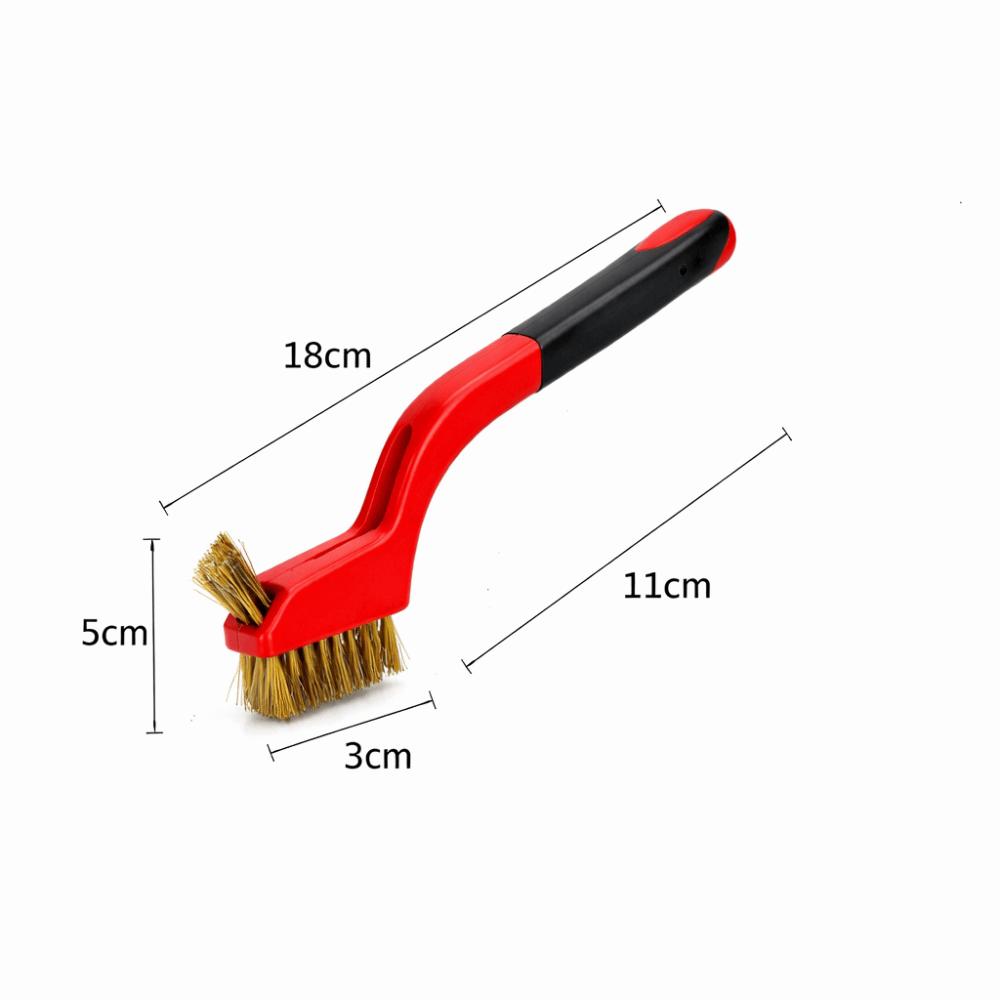 3PCS Double Head Wire Brush Set Mini Size Cleaning Wire Brush Metal Surface Polishing