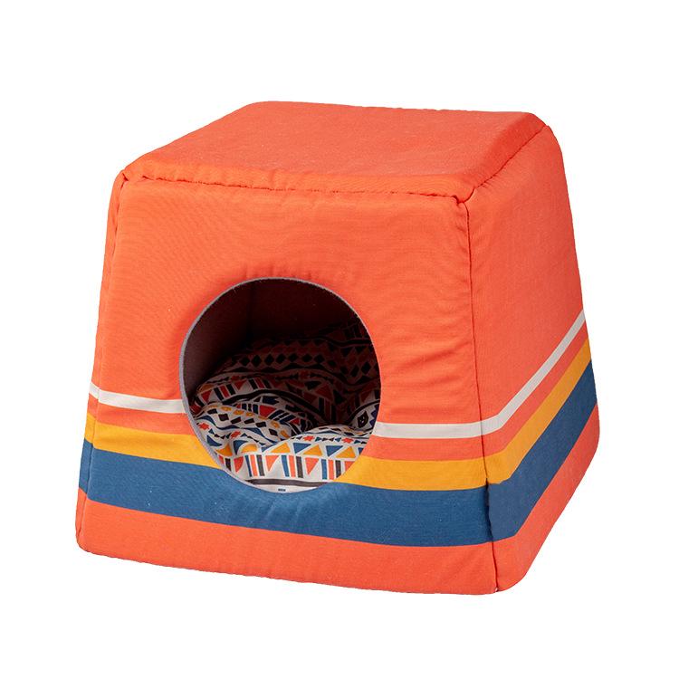Cozy Foldable All-Season Cat & Dog Bed House