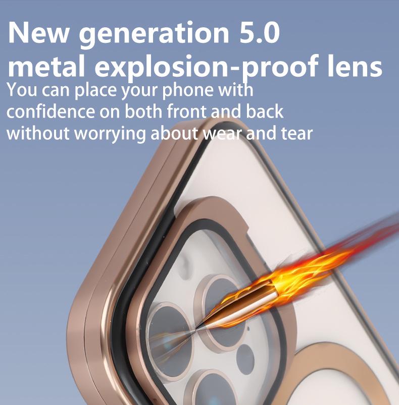 Apple iPhone 17 Pro Max Magnetische HD Magsafe Hülle mit Ständer für iPhone 16 Objektiv