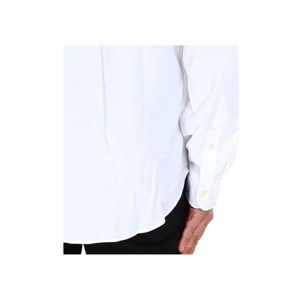Polo Ralph Lauren Embroidered Colorful Logo Slim Fit Cotton Long Sleeve Shirt Men Shirts White 710549084006BSRWHITE