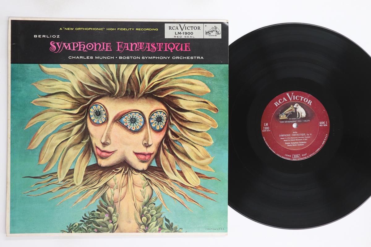 

LP Record CHARLES MUNCH, BOSTON SYMPHONY ORCH - Berlioz Symphonie Fantastique LM1900 RCA VICTOR RED 1955 US Classical Used