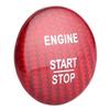 Carbon Fiber Engine Start Stop Button Cover Trim Fit for Mercedes B C E S CLA CLS ClassRed