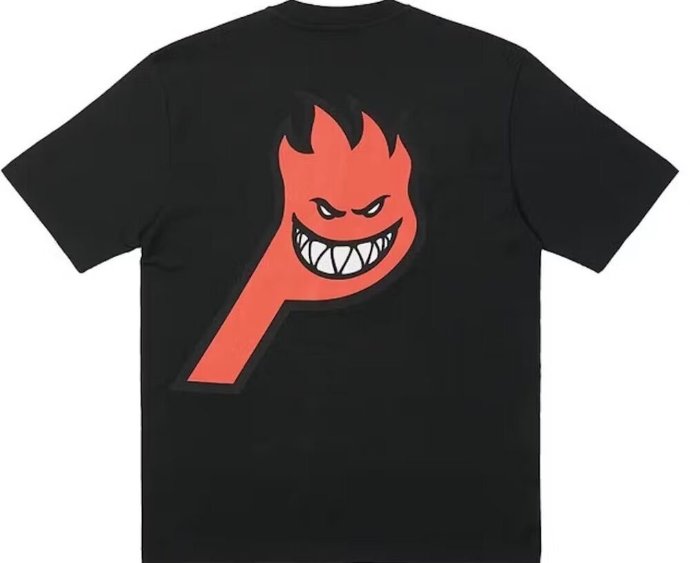 

Черная футболка унисекс Palace Spitfire P Head