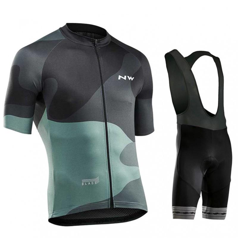 NW Cycling Clothing Short-sleeved Suit Bicycle Suspenders Shorts Breathable Sweat-wicking Equipment