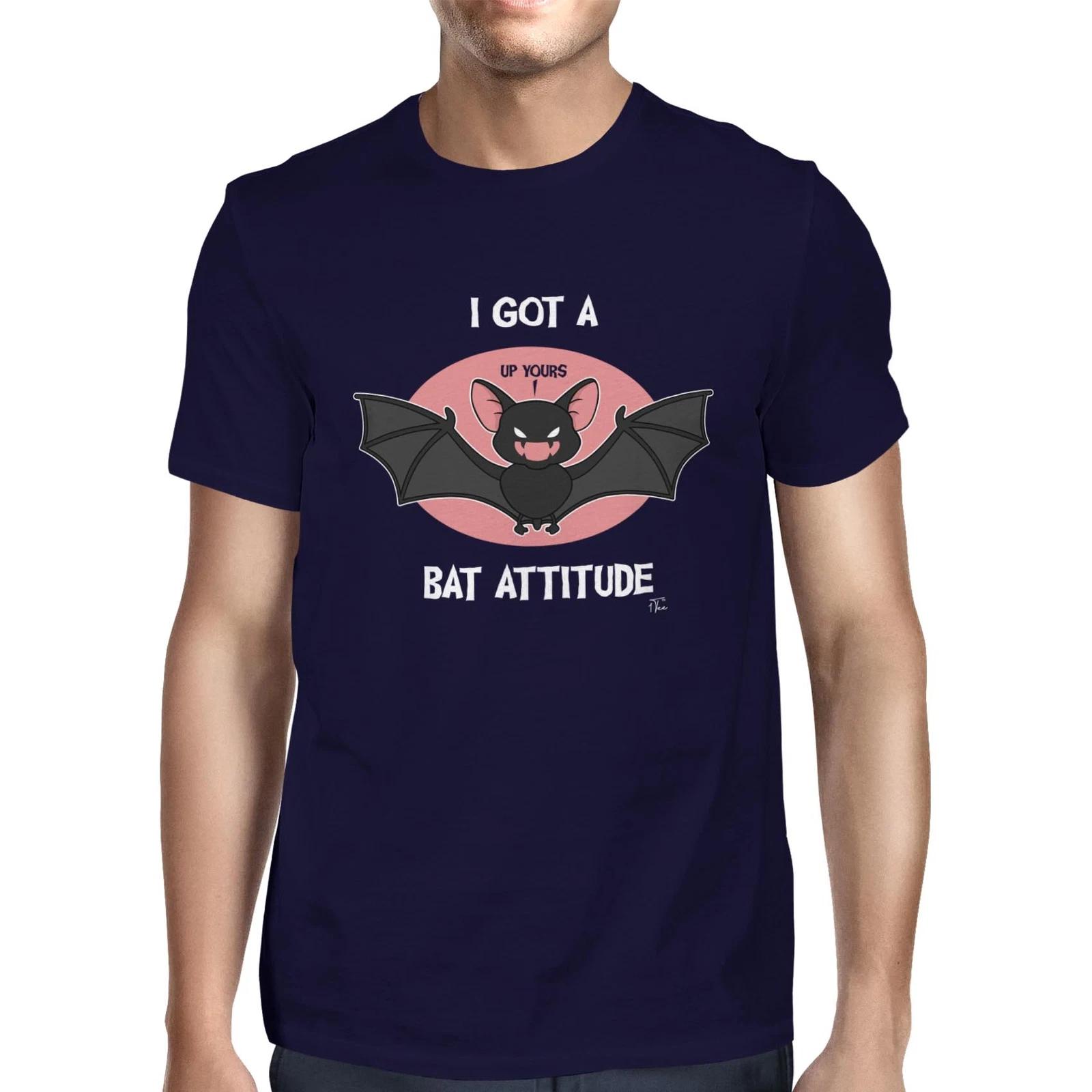 1Tee Mens I Got A Bat Attitude T-Shirt XXL