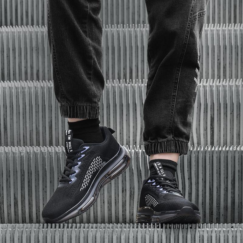 Summer Hot Selling Mesh Mens Sports Shoes Low Cut Practical Support Running Shoes Elastic Cushioning Lightweight Walking Shoes